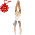 Keel Toys Плюшена маймуна със звук White Grey/Brown/White SW0301